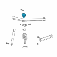 OEM Jeep Liberty BALLJOINT-Upper Control Arm Diagram - 52088647AC