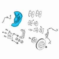 OEM 2019 Lexus UX200 Cover, Disc Brake Du Diagram - 47781-76010