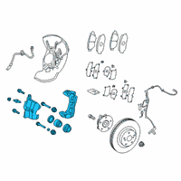 OEM 2019 Lexus UX250h Disc Cylinder Assembly Diagram - 47730-76010