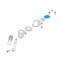 OEM 2007 Ford Five Hundred Bushing Upper Seal Diagram - 5F9Z-5586-ZA