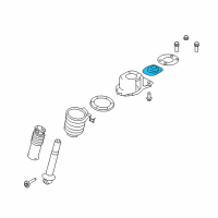 OEM Ford Freestyle Upper Bracket Diagram - 5F9Z-18A161-BB