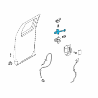 OEM 2013 Ford F-150 Door Check Diagram - 9L3Z-1827204-A