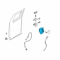 OEM 2011 Ford F-150 Handle Diagram - CL3Z-1822601-AB