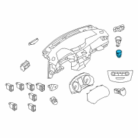 OEM 2021 Nissan Rogue Sport Control Assembly-Lighting Diagram - 28576-1VA0A