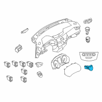OEM 2019 Nissan Rogue Socket-Assembly Diagram - 25331-6FR0A