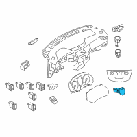 OEM Nissan Rogue Socket-Assembly Diagram - 25331-6FR0A