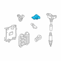 OEM 2021 Cadillac XT5 Manifold Absolute Pressure Sensor Sensor Diagram - 12650600