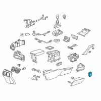 OEM Acura Switch Assembly, Passenger Side Heated Seat Diagram - 35600-TL0-003