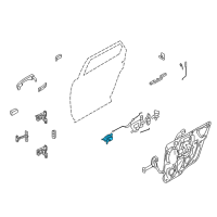 OEM 2008 Mercury Sable Handle, Inside Diagram - 8T5Z-5421818-A