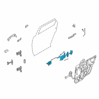 OEM 2007 Ford Five Hundred Lock Controller Diagram - 6G1Z-54264A00-AB