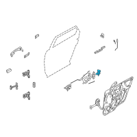 OEM 2005 Mercury Montego Latch Diagram - 8F9Z-5426412-A