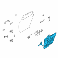 OEM Ford Five Hundred Door Lock Actuator Motor Diagram - 8G1Z5424994A