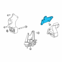 OEM Ram 1500 Classic Bracket-Engine Mount Diagram - 68186035AB