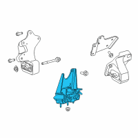 OEM 2018 Ram 1500 Bracket-Transmission Mount Diagram - 68159783AB