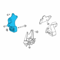 OEM Ram 1500 INSULATOR-Engine Mount Diagram - 68229706AB