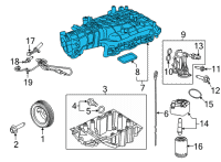 OEM 2020 Ford F-150 MANIFOLD ASY - INLET Diagram - LK4Z-9424-A