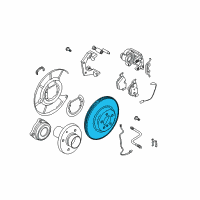 OEM 2007 BMW 525i Brake Disc, Ventilated Diagram - 34-21-6-864-061