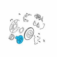 OEM 2006 BMW 525i Drive Flange Hub Diagram - 33-41-6-765-071