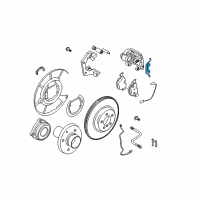 OEM 2006 BMW M5 Clip Diagram - 34-21-2-282-198