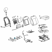 OEM 2014 Buick Regal Lumbar Switch Diagram - 39187575