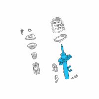 OEM 2017 Ford Escape Strut Diagram - CV6Z-18124-AX