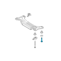 OEM Lexus ES350 Bolt, W/Washer Diagram - 90080-11721