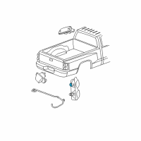 OEM Dodge Socket-Park, Turn, And Side Lamp Diagram - 4523108