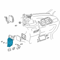 OEM Toyota Prius Block, Junction Diagram - 82732-47020