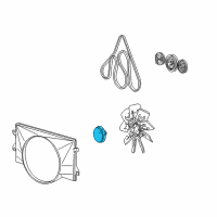 OEM Ford Bronco Fan Clutch Diagram - F2UZ-8A616-G