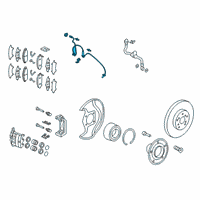 OEM 2016 Acura MDX Sensor Assembly, L Diagram - 57455-TZ5-A02