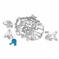 OEM 2020 Chevrolet Bolt EV Mount Diagram - 42542236