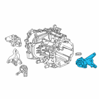 OEM 2022 Chevrolet Bolt EV Mount Diagram - 42542238