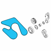 OEM 2018 Ram 3500 Belt-SERPENTINE Diagram - 4627589AA