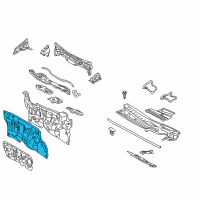 OEM 2016 Toyota Yaris Dash Panel Diagram - 55101-0D290