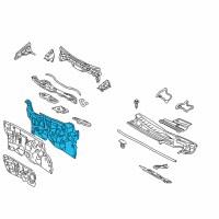 OEM 2018 Toyota Yaris Insulator Diagram - 55210-0D620