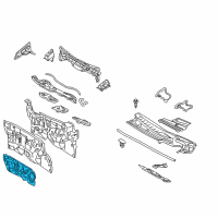 OEM Toyota Yaris Insulator Diagram - 55223-0D191