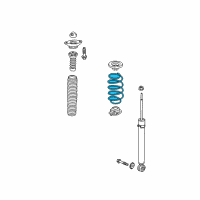 OEM Honda Civic Spring, Rear (27.7) Diagram - 52441-TBC-A03