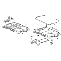 OEM Chevrolet Corvette Map Lamp Bulb Diagram - 9431809