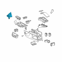 OEM 2013 Lexus RX350 Housing Sub-Assy, Position Indicator (For Floor Shift) Diagram - 35907-48130-C0