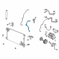 OEM 2003 Honda Accord Hose, Suction Diagram - 80311-SDC-A01