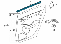 OEM 2022 Honda Civic WEATHERSTRIP, R- RR Diagram - 72835-T20-A01