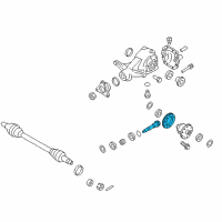 OEM 2010 Hyundai Genesis Gear Set-Drive Diagram - 53030-3C000