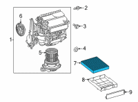 OEM Toyota RAV4 Prime Filter Diagram - 87139-0R030