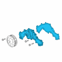 OEM 2022 Chevrolet Colorado Water Pump Diagram - 12679360