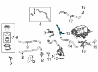 OEM 2016 Toyota Mirai Water Pipe Diagram - G91B1-62010