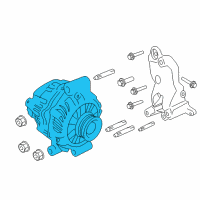 OEM 2014 Chevrolet Caprice Alternator Diagram - 92259199