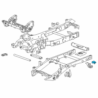 OEM 2012 GMC Sierra 3500 HD Bracket Diagram - 20910360