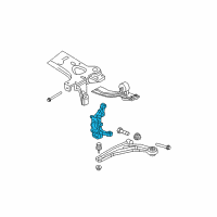 OEM Chrysler Front Steering Knuckle Diagram - 5085887AF