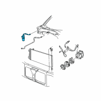 OEM 2008 Ford F-150 Drier Diagram - 6L3Z-19C836-AB