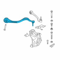 OEM BMW RIGHT TENSION STRUT WITH RUB Diagram - 31-10-6-878-588